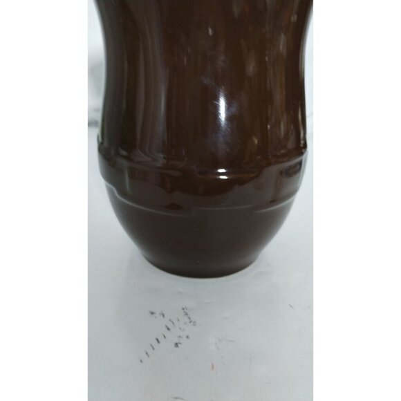 Longaberger Woven Traditions Utensil Vase Chocolate 32036170 Made In China - Picture 11 of 13